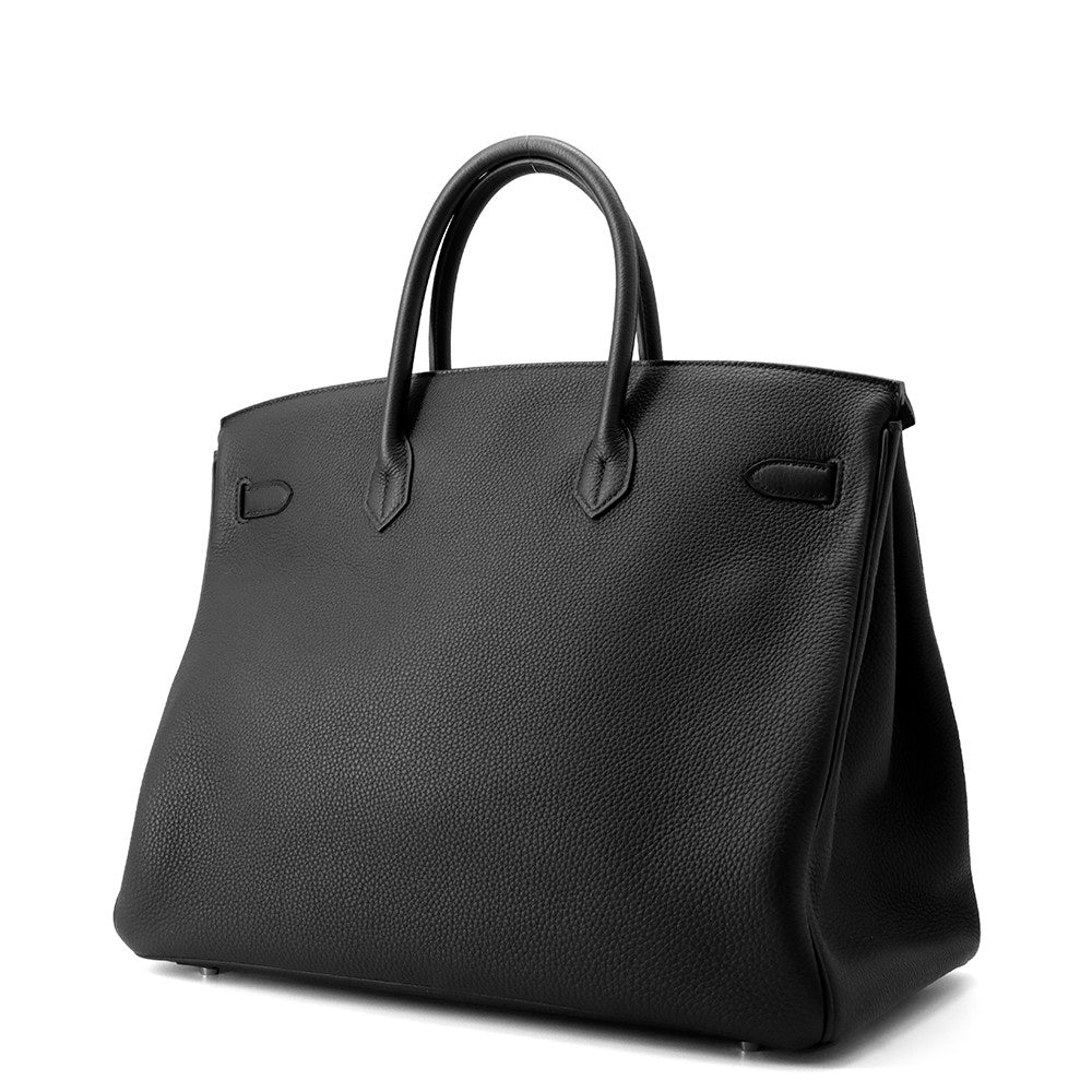 HERMES Birkin Black Togo Leather Size 40