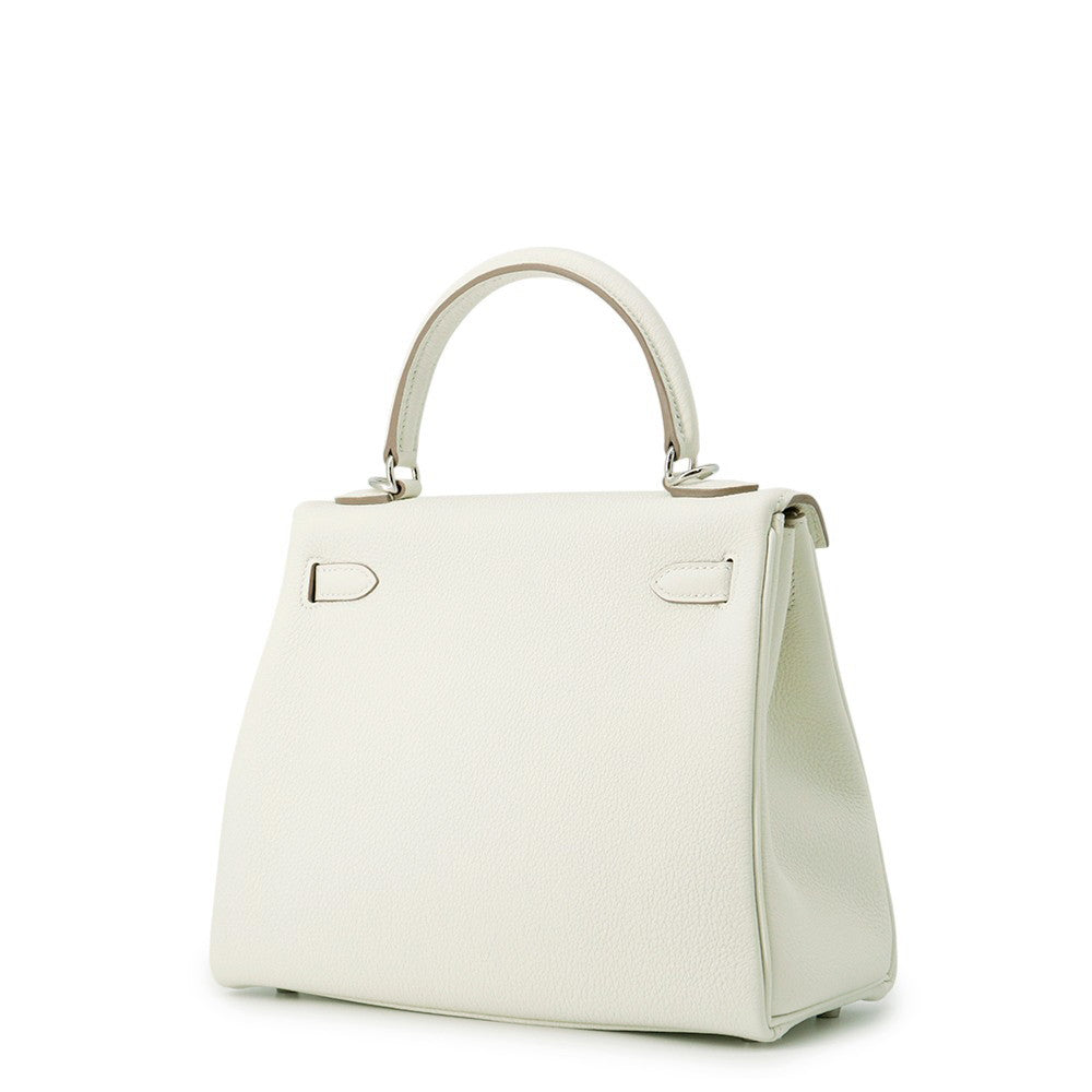 HERMES Kelly Retourne mushroom Togo Leather Size 25