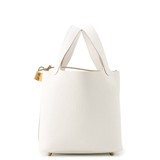 HERMES Picotin Lock Grease pail Taurillon Clemence Size PM