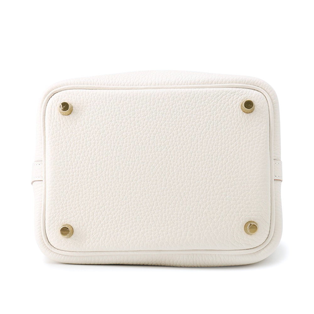 HERMES Picotin Lock Grease pail Taurillon Clemence Size PM