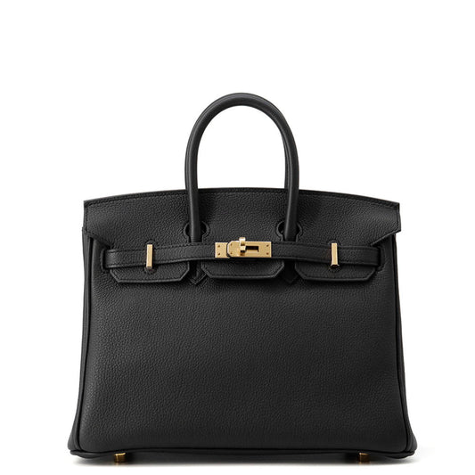 HERMES Birkin Black Togo Leather Size 25