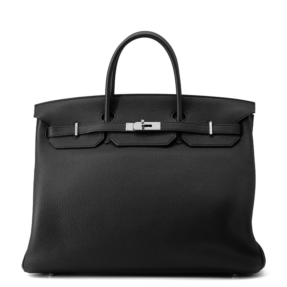 HERMES Birkin Black Togo Leather Size 40