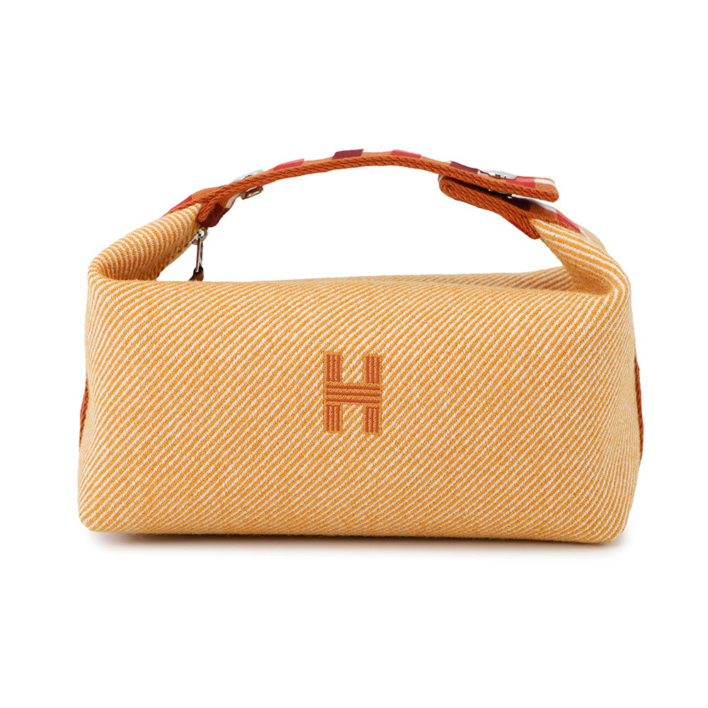 HERMES Brid a Black Fauve Canvas Size PM