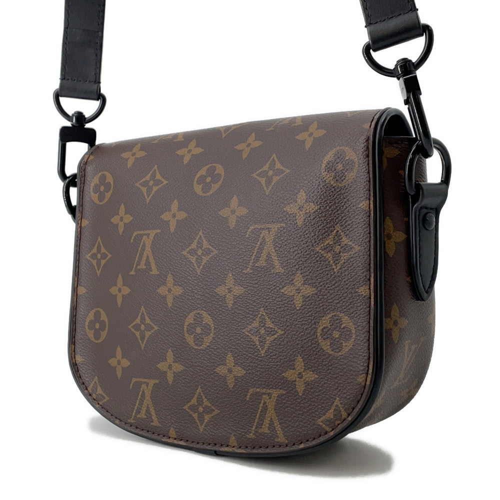 LOUIS VUITTON Montsouris Messenger NoirM47060 Monogram Macassar Canvas Size PM