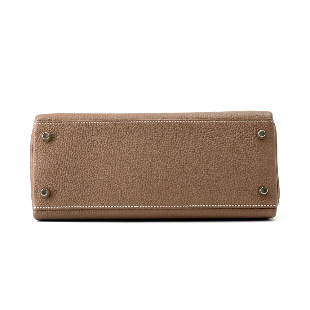 HERMES Kelly Retourne Etoupe Togo Leather Size 28