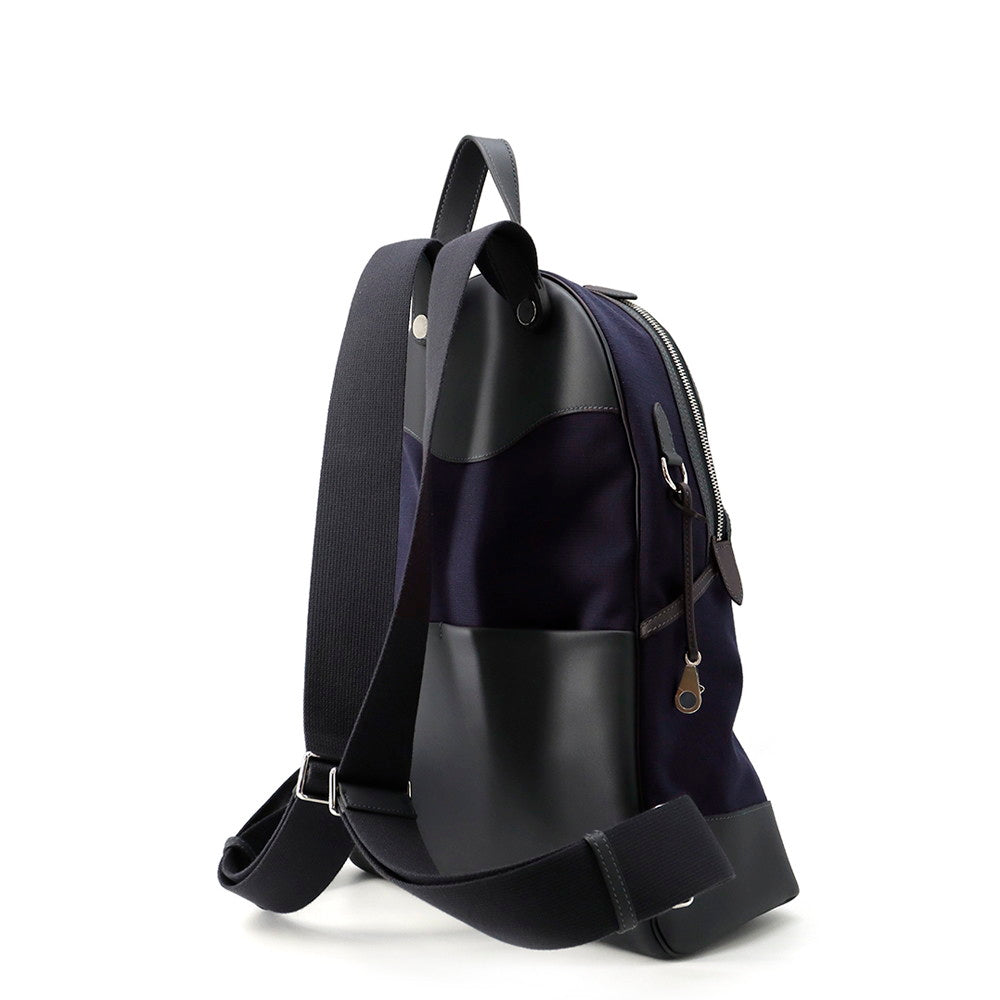 HERMES HERMES Slicked Back Blue・Marine/Caban Toile Bivouac Swift Leather