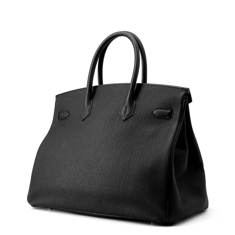 HERMES Birkin Black Togo Leather Size 35