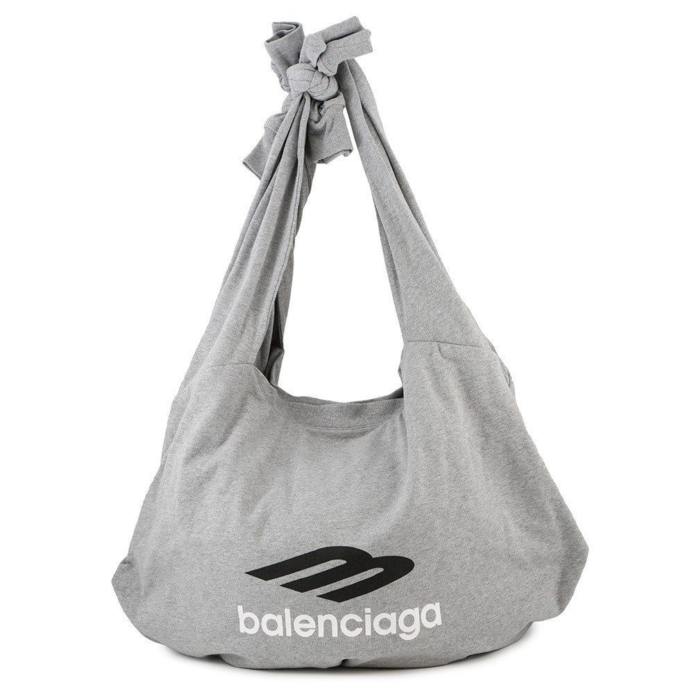 BALENCIAGA New Jersey Hobo Cool Tote Bag Gray792480 Cotton
