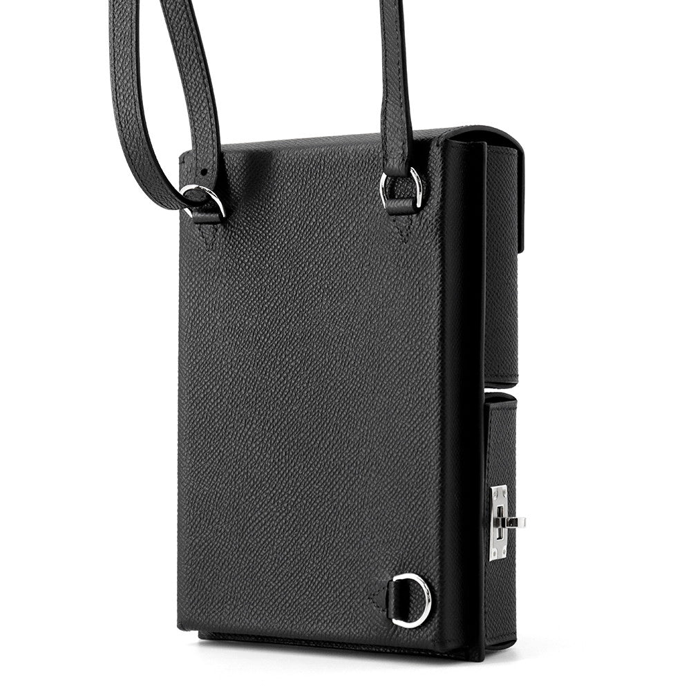 HERMES Kelly Multi Pocket Black Epsom