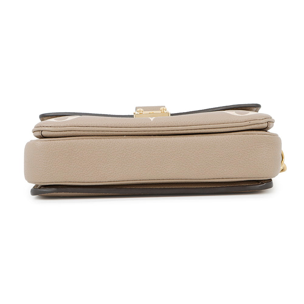 LOUIS VUITTON Pochette Metis EW Tourterelle ClaimsM23081 Monogram Empreinte Leather