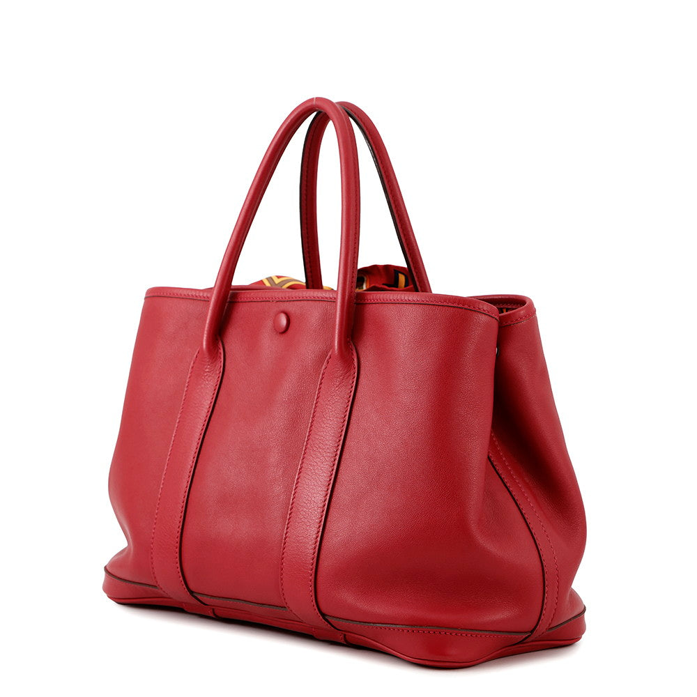 HERMES Garden Twily Rouge Vif Swift Leather Size TPM