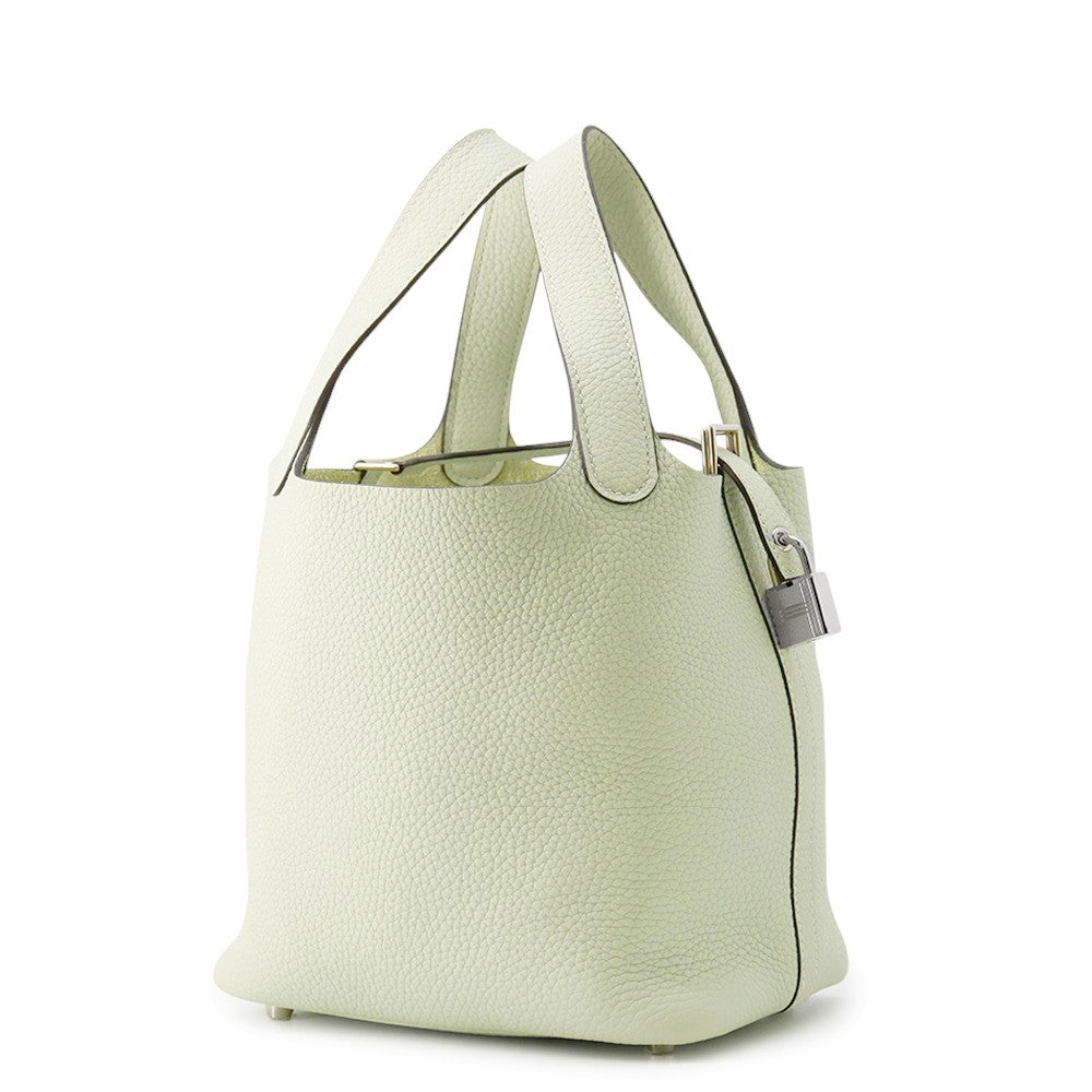 HERMES Picotin Lock Grineve Taurillon Clemence Size PM