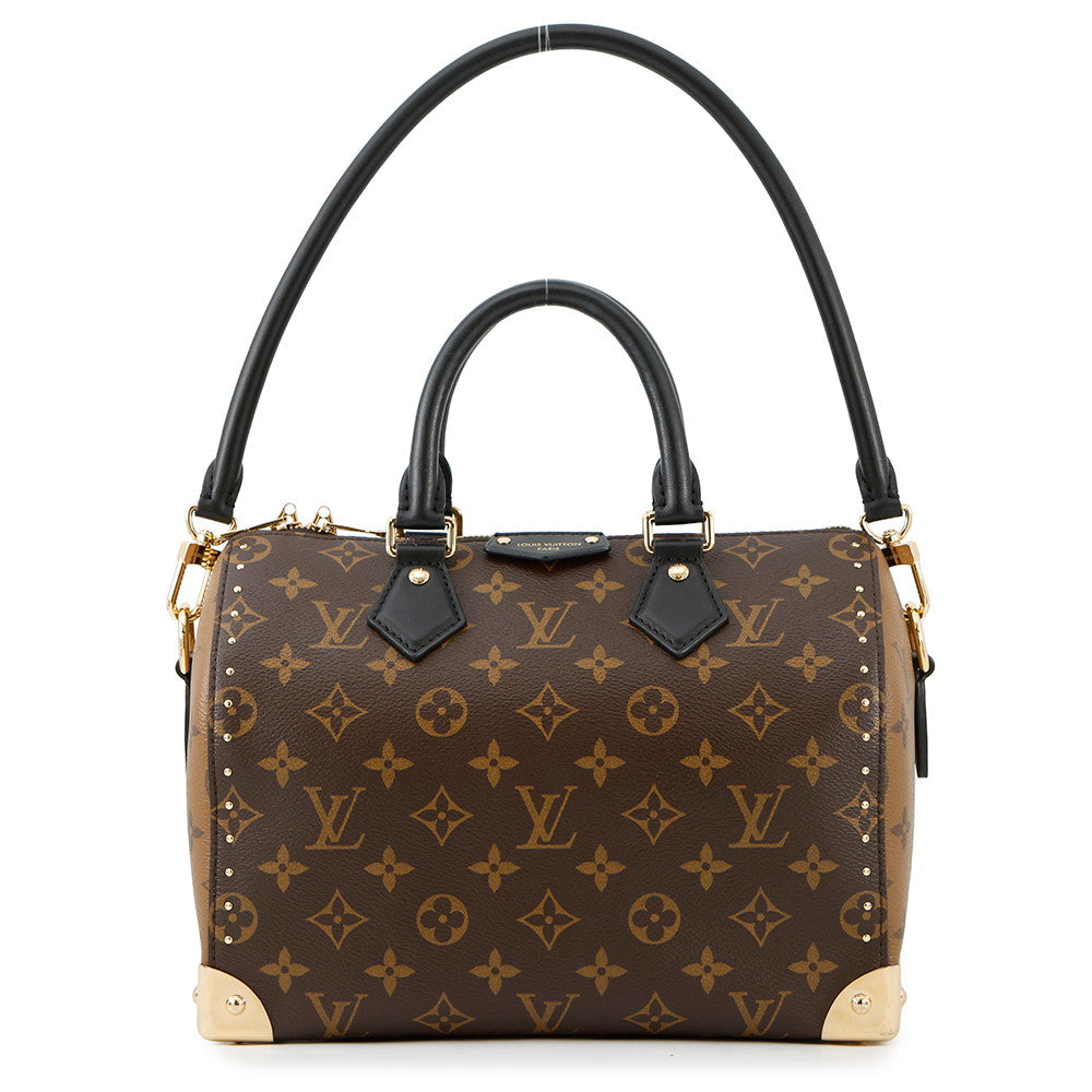 LOUIS VUITTON Speedy Trunk NoirM26181 Monogram Monogram Reverse Canvas Size 25