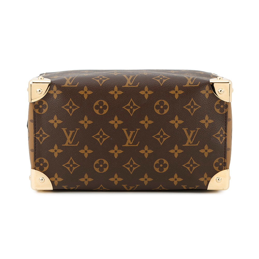 LOUIS VUITTON Speedy Trunk NoirM26181 Monogram Monogram Reverse Canvas Size 25