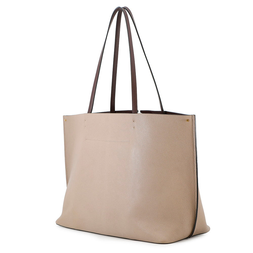 Valentino Garavani Filmy Tote Bag Jasmin Flower/BordeauxXW9B0F95GVH0RO Leather Size Large