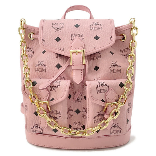 MCM Visetos AREN VI Backpack Soft pinkMWKFATA02PZ001 Leather Size Mini