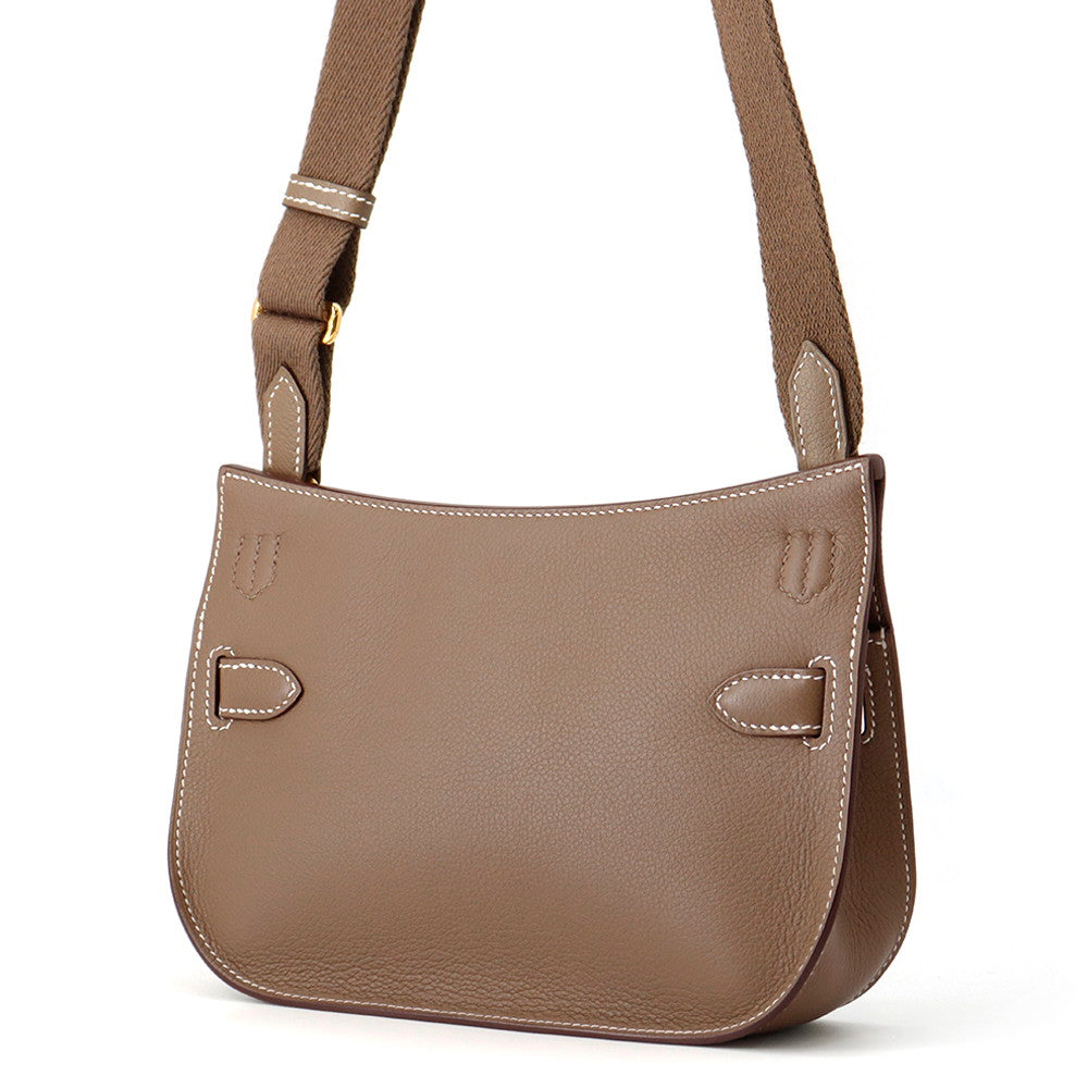 HERMES Jypsiere Etoupe Evercolor Size Mini