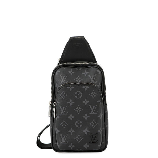 LOUIS VUITTON Avenue Sling Bag NoirM47137 Monogram Eclipse Size PM