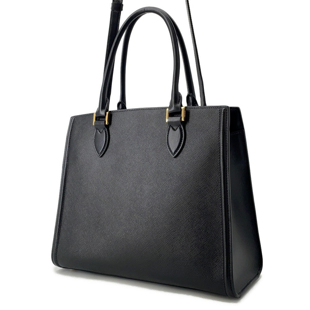 PRADA 2WAY Tote Bag Black1BA227 Saffiano LeatherLeather