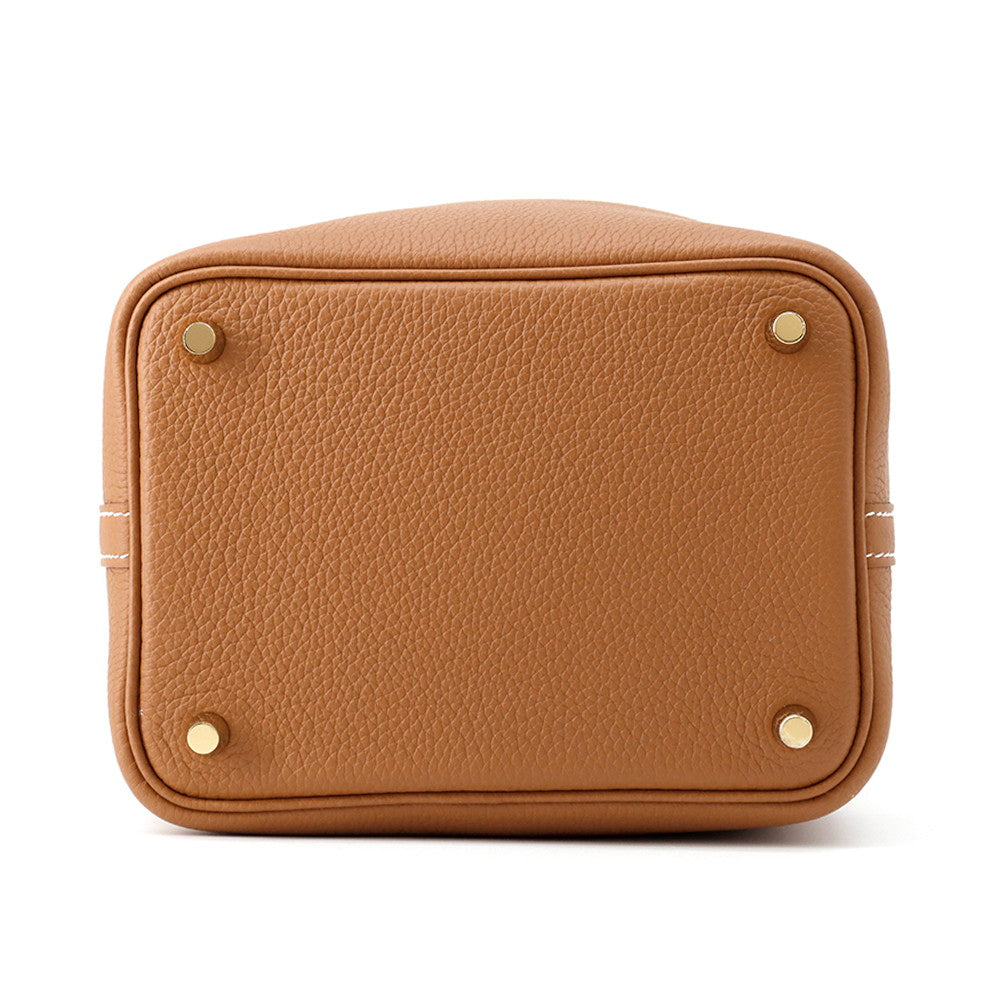 HERMES Picotin Lock Gold Taurillon Maurice Size PM