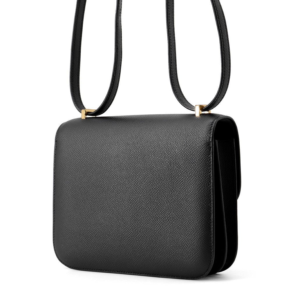 HERMES Constance 3 Black Epsom Size Mini