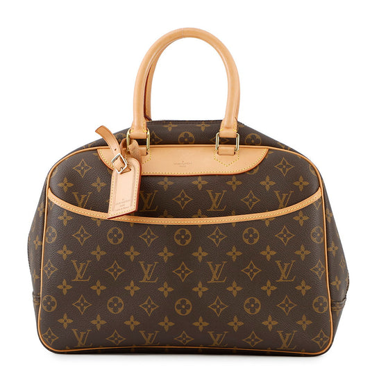 LOUIS VUITTON Deauville Bowling Vanity BrownM47270 Monogram