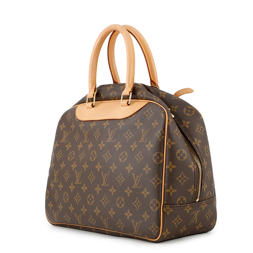 LOUIS VUITTON Deauville Bowling Vanity BrownM47270 Monogram