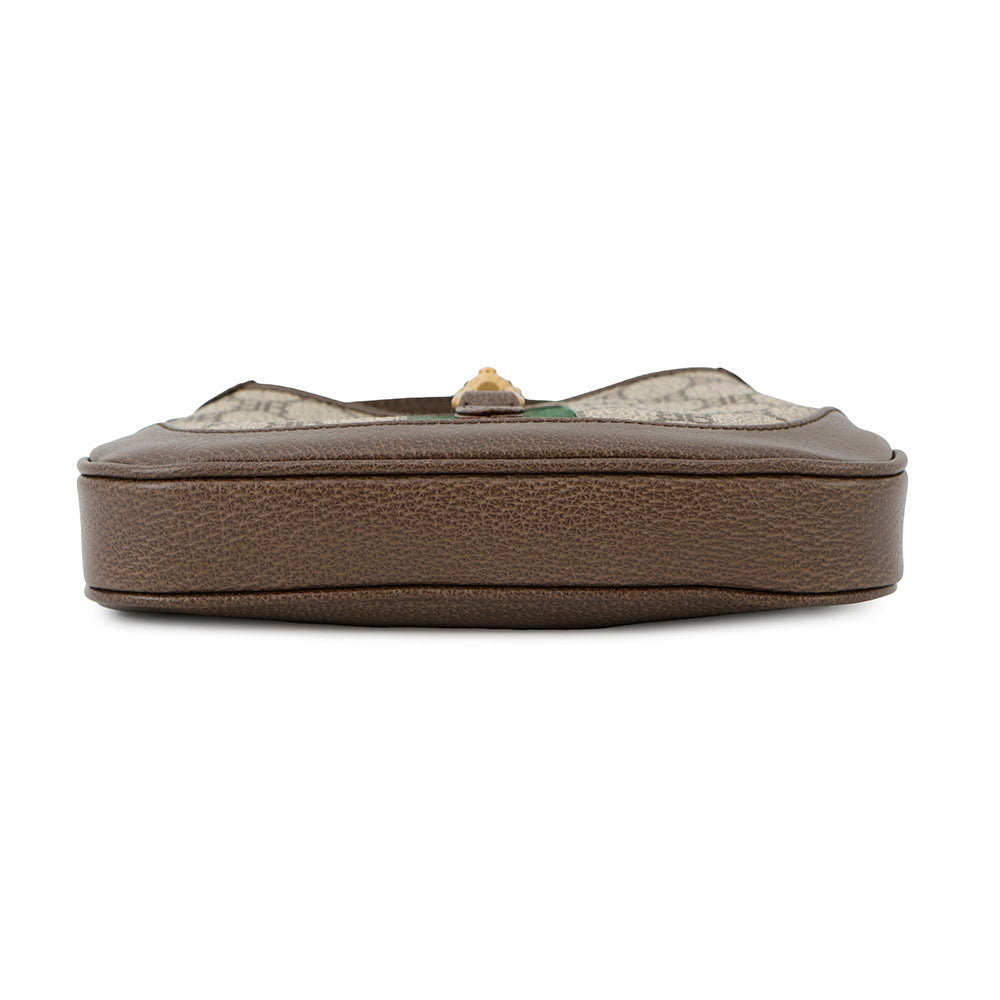 BALENCIAGA GUCCI x BALENCIAGA The Hacker Project Jackie1961 Shoulder Bag Beige/Brown680132 PVC Leather Size Mini