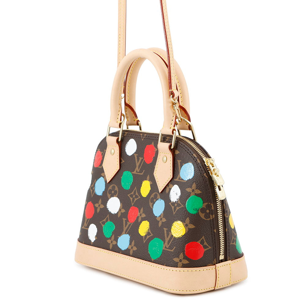 LOUIS VUITTON LV × YK Alma BB BrownM46431 Monogram Painted Dot