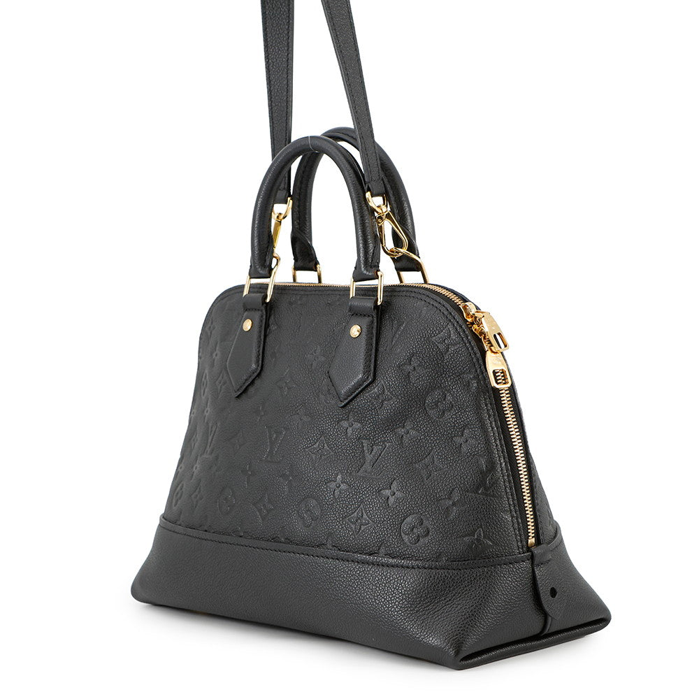 LOUIS VUITTON Neo Alma Noir/PurpleM44832 Monogram Empreinte Leather Size PM