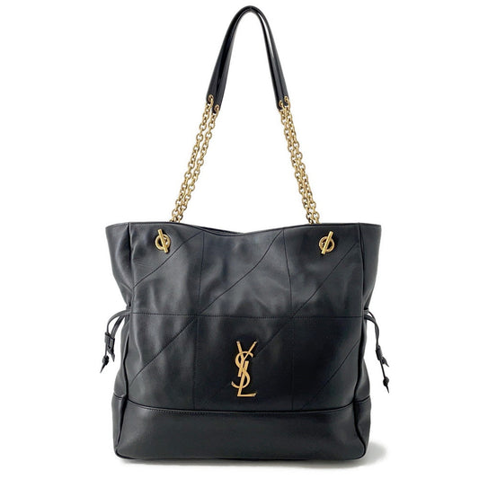 SAINT LAURENT PARIS Jamie Chain Tote Bag Black809824 Leather