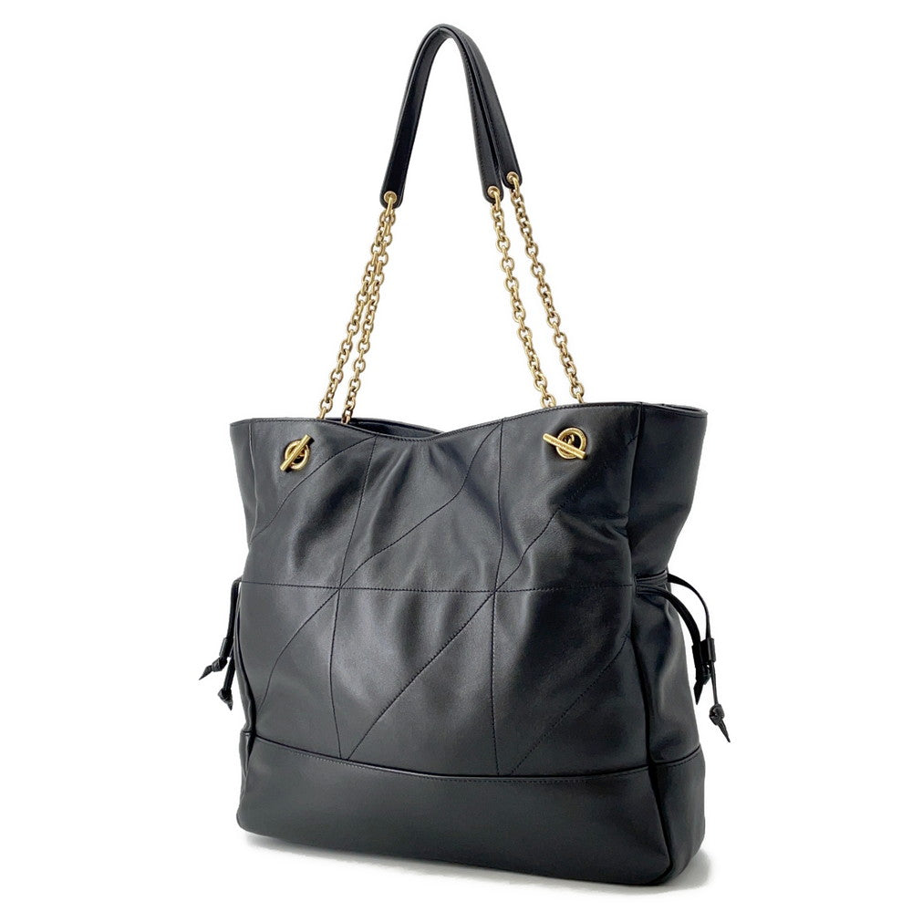 SAINT LAURENT PARIS Jamie Chain Tote Bag Black809824 Leather