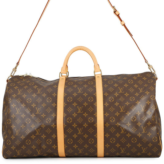 LOUIS VUITTON Keepall Bandouliere BrownM41412 Monogram Size 60