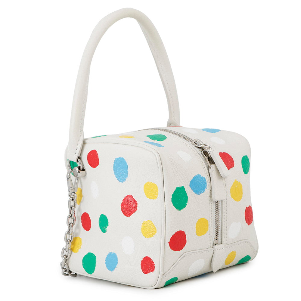LOUIS VUITTON Square Bag LVxYK China Exclusive White/Multicolor Monogram Empreinte Leather
