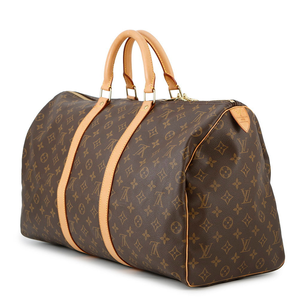 LOUIS VUITTON Keepall BrownM41426 Monogram Size 50