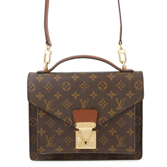 LOUIS VUITTON Monceau BrownM51187 Monogram Size 26
