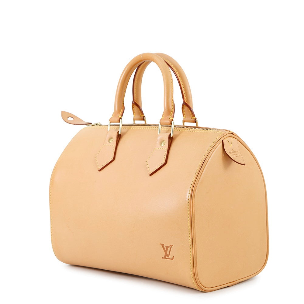LOUIS VUITTON Speedy LV Japan 15th Anniversary Model NaturalM85392 Nomade・Leather Size 30