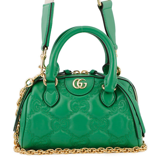 GUCCI GGMatelasse 2WAYBag Green702251 Leather