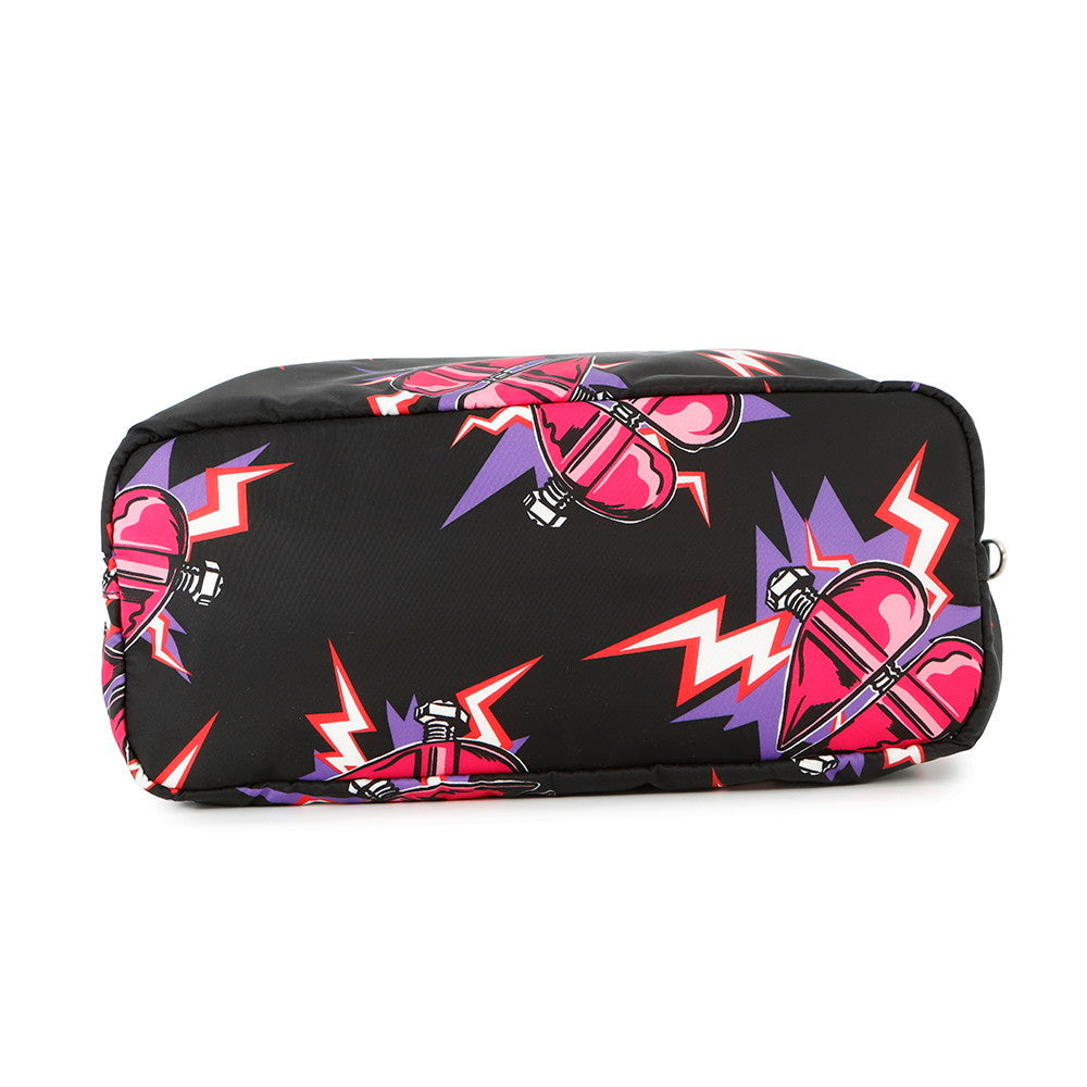 PRADA Franken 2-way tote bag Black/Pink1BG189 Nylon