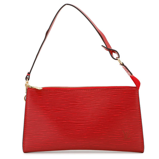 LOUIS VUITTON Pochette Accessoires Castilian RedM52957 Epi Leather