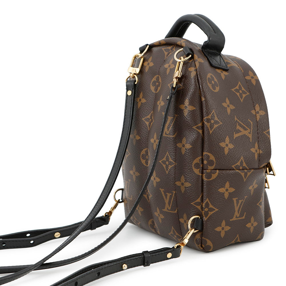 LOUIS VUITTON Palm Springs Backpack NoirM41562 Monogram Size MINI
