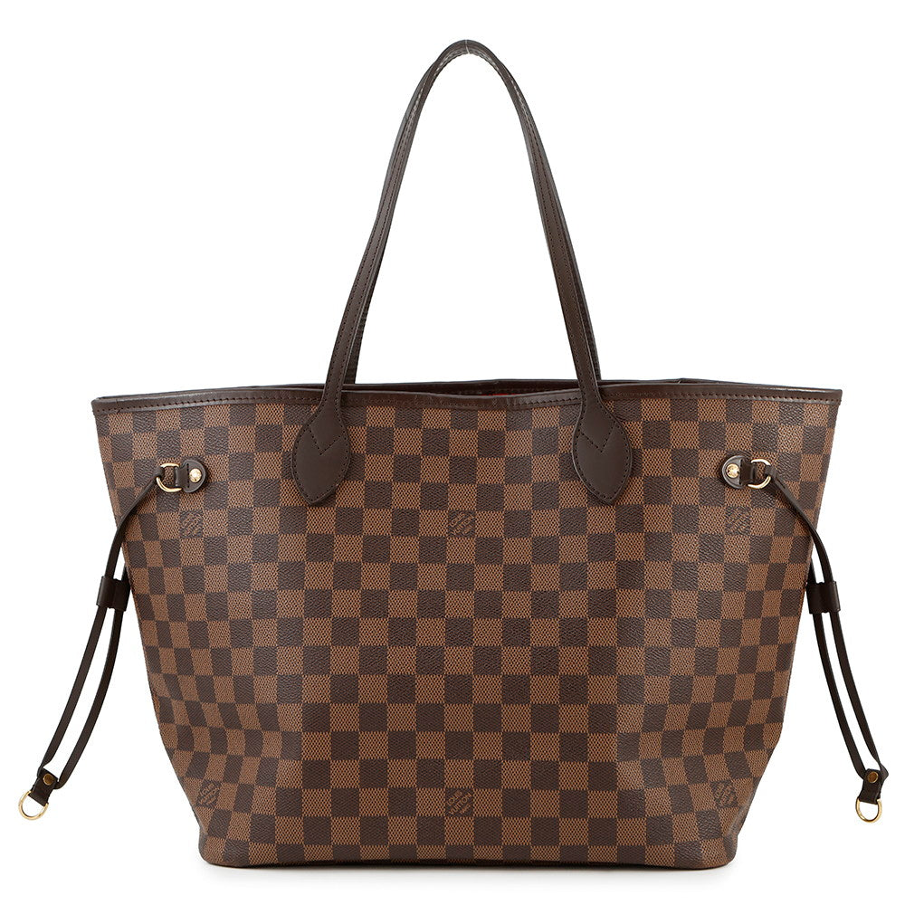 LOUIS VUITTON Neverfull CeriseN40599 Damier Ebene Canvas Size MM