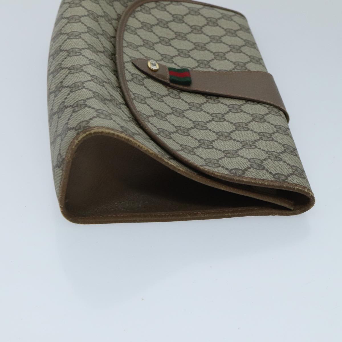 Gucci Beige Canvas Clutch Bag