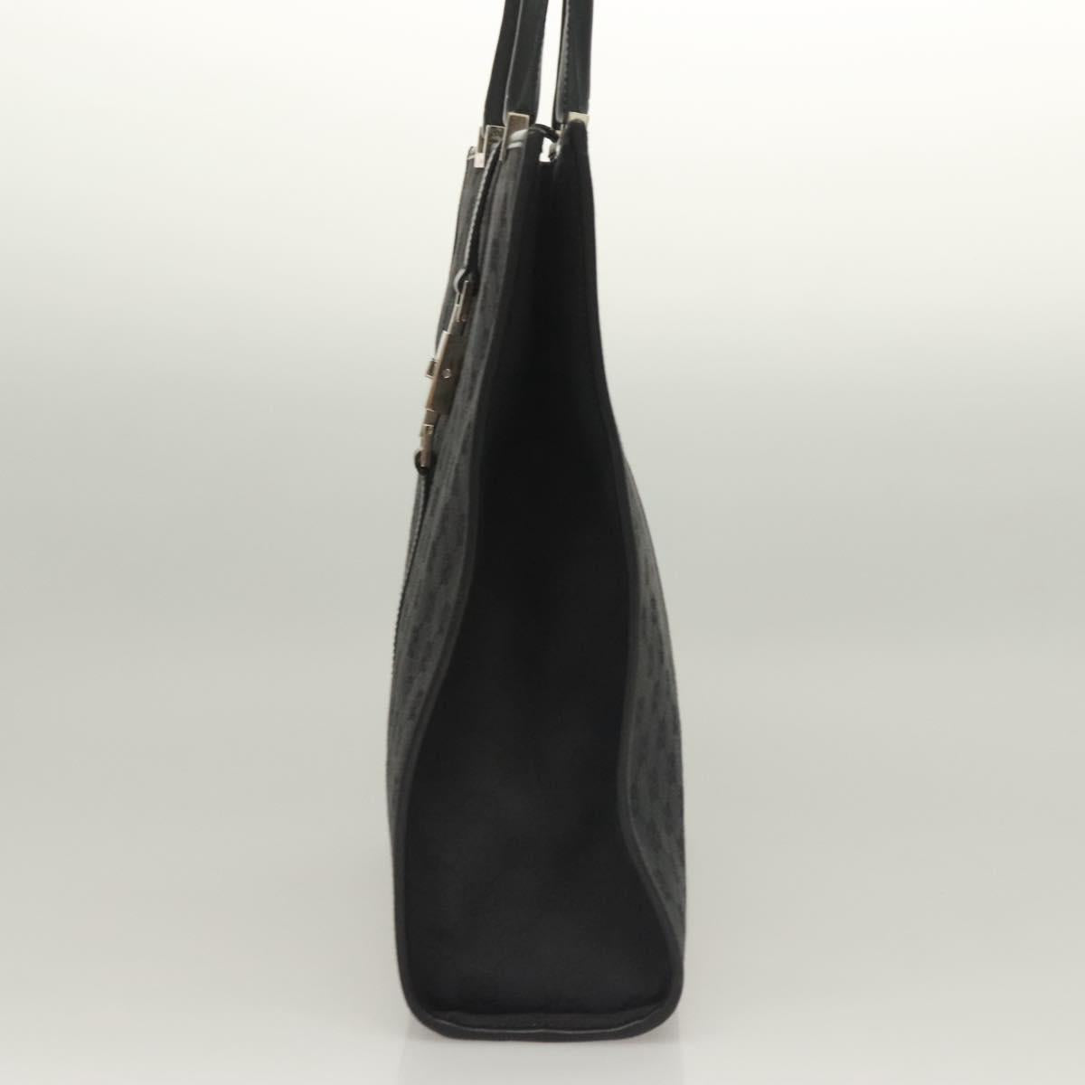 Gucci Jackie Black Canvas Tote Bag