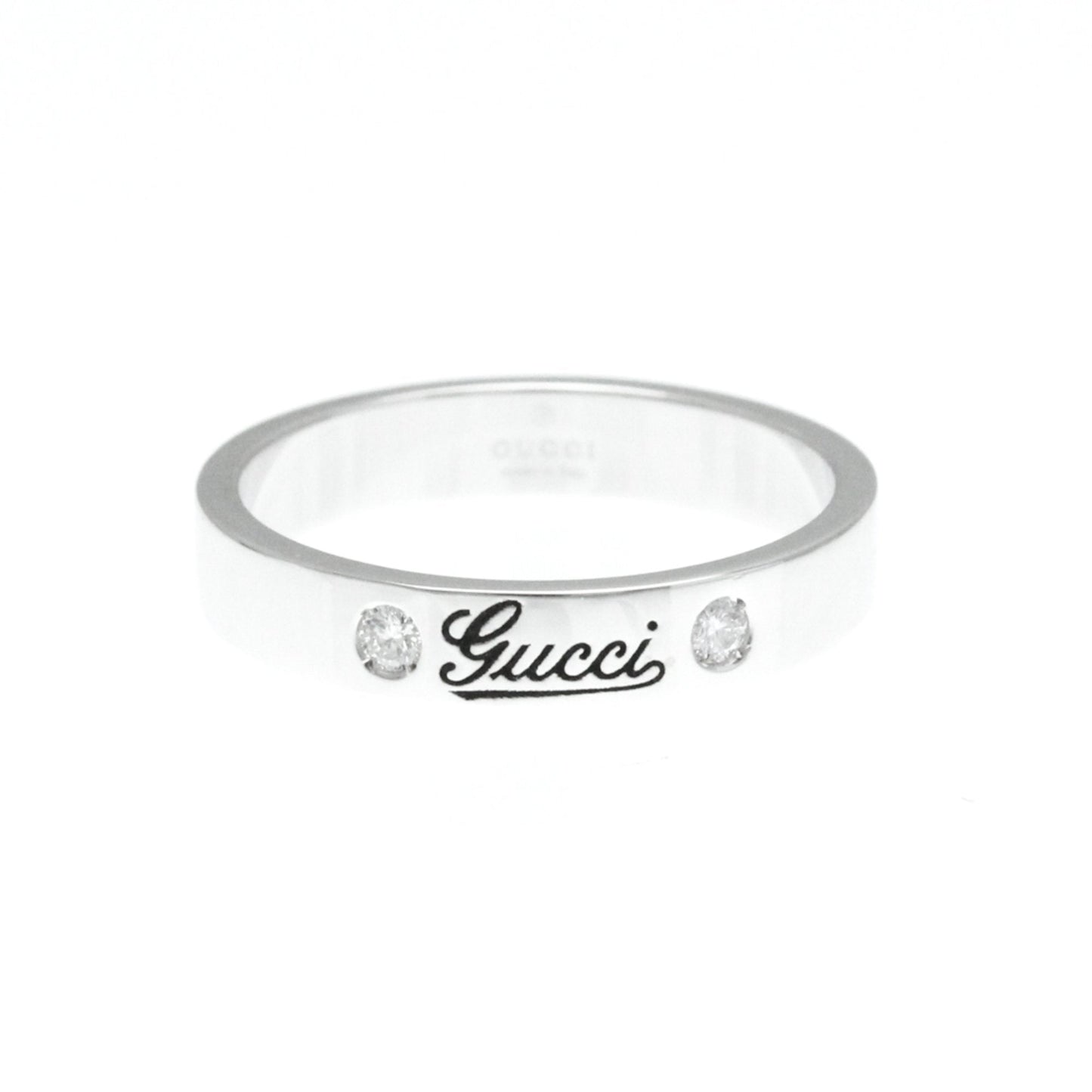 Gucci Silver White Gold Ring Jewelry