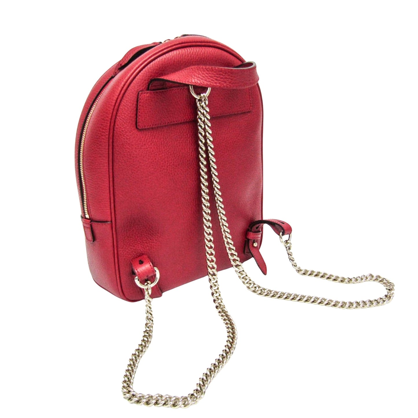 Gucci Soho Red Leather Backpack Bag