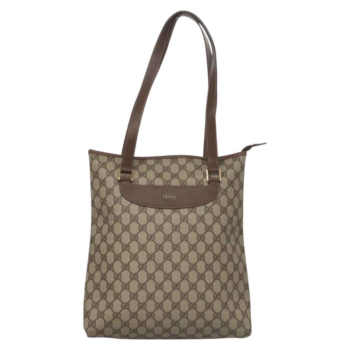 Gucci Gg Canvas Beige Canvas Shoulder Bag