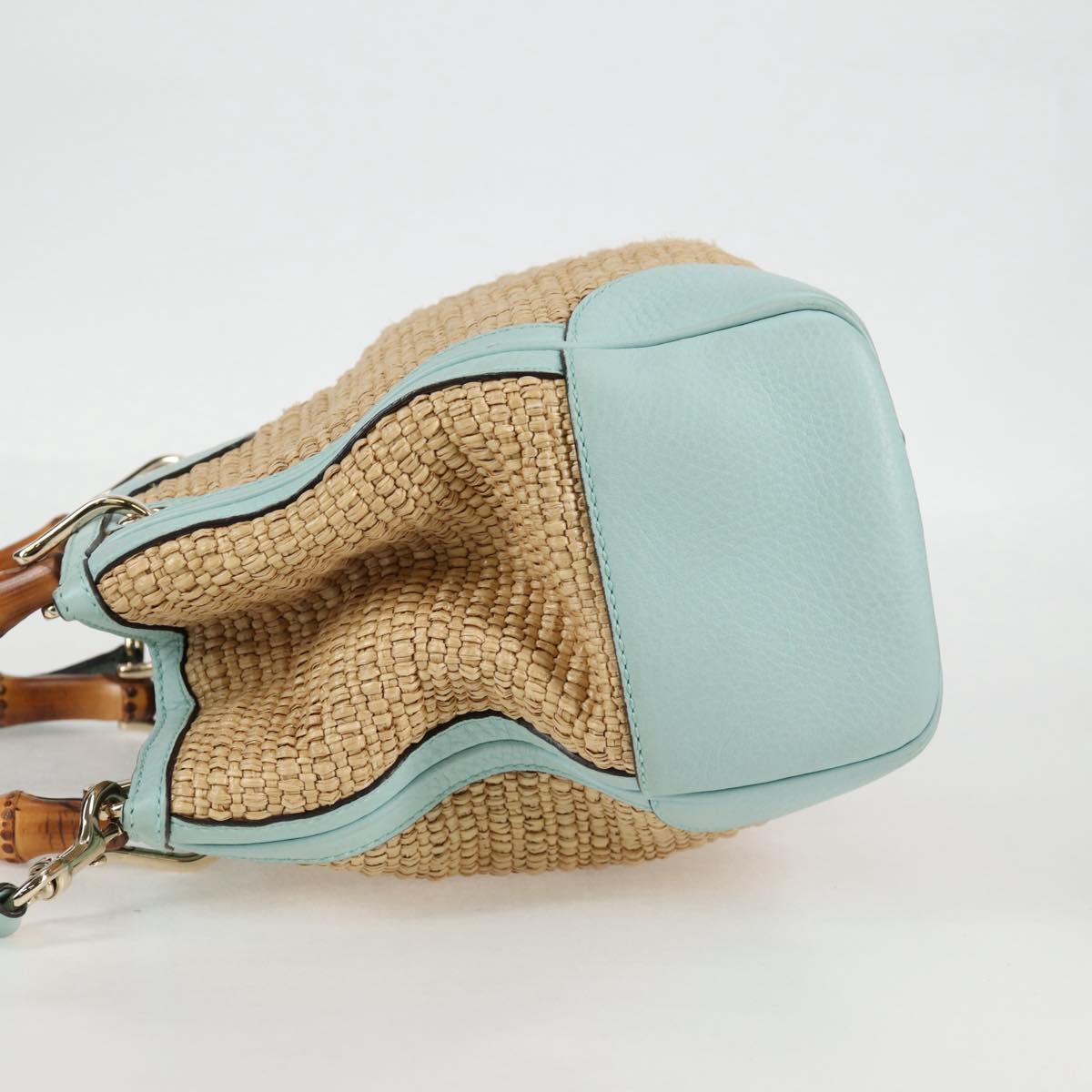 Gucci Bamboo Beige Leather Tote Bag