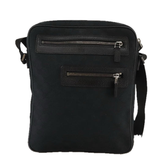 Gucci Black Canvas Shoulder Bag