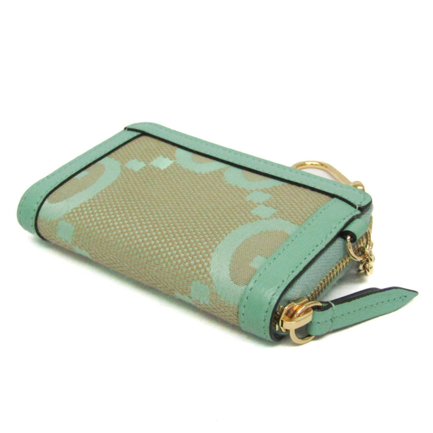 Gucci Gg Jumbo Green Canvas Wallet